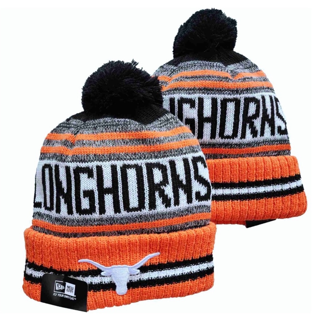 Brand New Texas Longhorns New Era NCAA College Knit Beanie OSFM